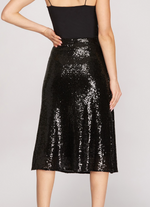 Never Ending Sparkle Sequin Midi Skirt