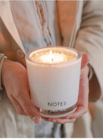 Notes Starter Candle Glass