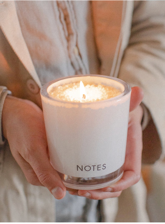 Notes Starter Candle Glass