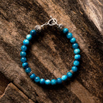 Neon Apatile Natural Gemstone Bracelet (2 Styles)