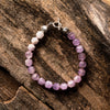 Lavender Jade Energy Prism Necklace or Bracelet