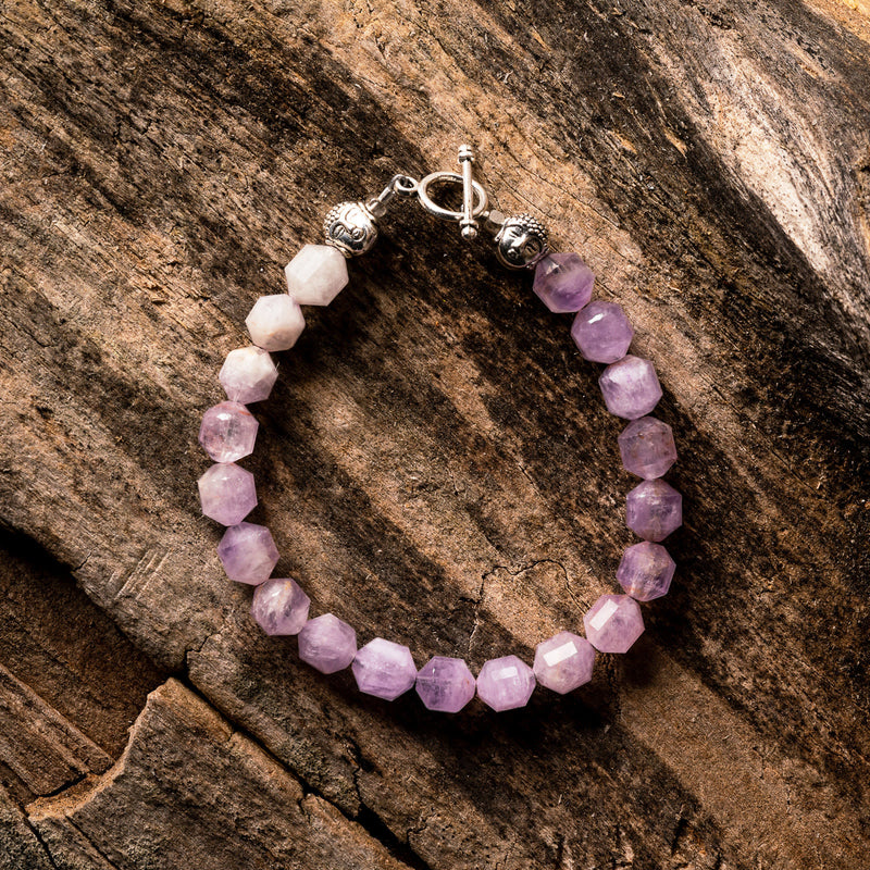 Lavender Jade Energy Prism Necklace or Bracelet