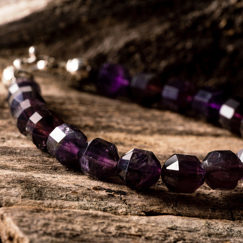 Amethyst Energy Prism Necklace or Bracelet