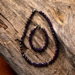 Amethyst Energy Prism Necklace or Bracelet