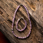 Lavender Jade Energy Prism Necklace or Bracelet