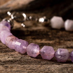 Lavender Jade Energy Prism Necklace or Bracelet