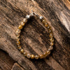 Golden Rutilated Quartz Natural Gemstone Bracelet