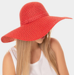 Cutout Straw Sun Hat